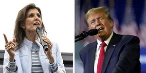 H Νίκκι Χέιλι και ο Ντόναλντ Τραμπ 