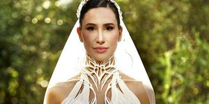 Το πρώτο τρισδιάστατα εκτυπωμένο νυφικό στον κόσμο χρειάστηκε σχεδόν ένα μήνα για να φτιαχτεί: