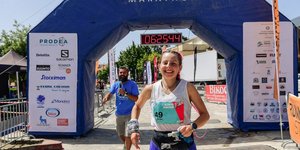 Τερματισμός στον μαραθώνιο Ολύμπου