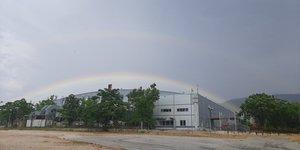 Το σπάνιο ουράνιο τόξο που εμφανίστηκε στο Γουδή