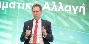 Ο υποψήφιος ευρωβουλευτής του ΠΑΣΟΚ Νίκος Παπανδρέου