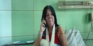 H 55χρονη που δέχθηκε την επίθεση του πιτμπουλ