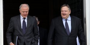 Ο Ευάγγελος Βενιζέλος με τον Γιώργο Προβόπουλο 