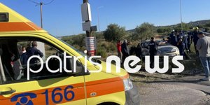 Αμαξοστοιχία παρέσυρε ΙΧ στον Πύργο