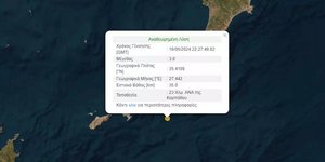 Σεισμός 3 Ρίχτερ στην Κάρπαθο