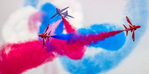 Εντυπωσιακά πλάνα: Τα ακροβατικά των «Red Arrows»