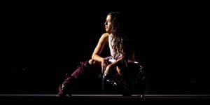 Η Μαρίνα Σάττι στη σκηνή της Eurovision 2024