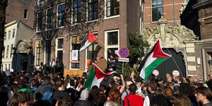 Διαδηλώσεις στο πανεπιστήμιο του Άμστερνταμ