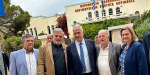 Επίσκεψη κλιμακίου της Νέας Δημοκρατίας στην Κορινθία