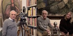 Ο Μάρτιν Σκορτσέζε με την κόρη του στο σπίτι τους