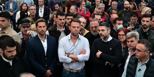 O Στέφανος Κασσελάκης στην ΛΑΡΚΟ