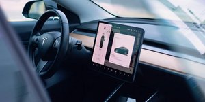 Εσωτερικό μοντέλου της Tesla 