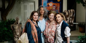 Τατιάνα Σπινάρη - Πολλάλη, Διευθύντρια της CITRONNE Gallery, Αλεξάνδρα Αθανασιάδη, Μαρίνα Θεοχαράκη, Δήμητρα Φιλίππου