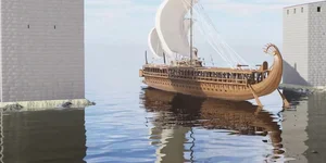 αρχαιο πλοιο ξυλινο