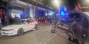 Το αυτοκίνητο που τούμπαρε στη Γούναρη