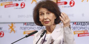 H νέα πρόεδρος της Βόρειας Μακεδονίας, Γκορντάνα Σιλιάνοφσκα