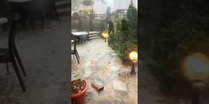 Χαλάζι στα Τρίκαλα Κορινθίας