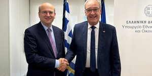  Χατζηδάκης: Συνάντηση με τον Ελβετό ομόλογό του -«Σημαντικές οι επενδυτικές ευκαιρίες που προσφέρει η Ελλάδα