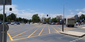 Κίτρινες διαγραμμίσεις στους δρόμους της Θεσσαλονίκης
