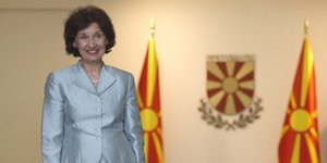 Η πρόεδρος της Βόρειας Μακεδονίας, Γκορντάνα Σιλιάνοφσκα