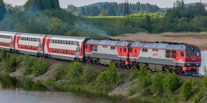 τρένο στη Ρωσία