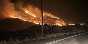 Μεγάλη φωτιά στην περιοχή Ακούμια του Ρεθύμνου