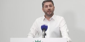 Ο Νίκος Ανδρουλάκης σε ομιλία 