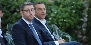 Νίκος Ανδρουλάκης και Αλέξης Τσίπρας
