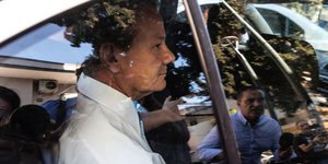 Ο Απόστολος Λύτρας κατά τη μεταγωγή του σήμερα
