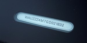 Αριθμός πλαισίου στο αυτοκίνητο 