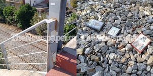 Το σημείο όπου έπεσε από τη γέφυρα ο 64χρονος στο Βόλο