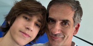 Ο Κώστας Μπακογιάννης με τον γιο του, Παύλο