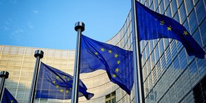 To μέγαρο της Κομισιόν στις Βρυξέλλες 