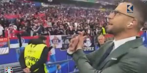 EURO 2024: Κοσοβάρος δημοσιογράφος τιμωρήθηκε για χειρονομία με τον δικέφαλο αετό