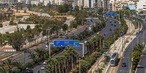 Κίνηση αυτοκινήτων στην Αθήνα