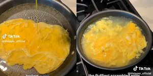 Αυγά scrambled στο TikTok