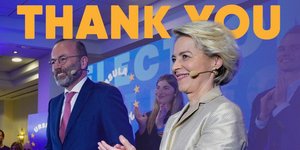 Πανηγυρίζει το ΕΛΚ για τη νίκη στις ευρωεκλογές