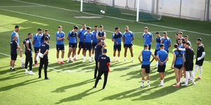 Προπόνηση της Εθνικής Ελλάδας