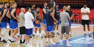 Προετοιμασία της Εθνικής ομάδας μπάσκετ στο ΣΕΦ
