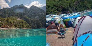 Illegal camping stokes concerns in Evia