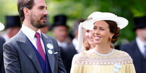 Η Νίνα Φλορ και ο Φίλιππος Γλύξμπουργκ στο Άσκοτ 