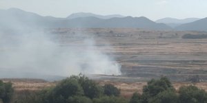 Φωτιά στο Ορυχείο ΔΕΗ στη Μεγαλόπολη