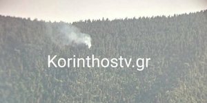 Φωτιά στη Λαύκα Κορινθίας