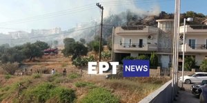 Φωτιά εντός του οικισμού Μασταμπά Ηρακλείου Κρήτης