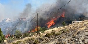 Φωτιά σε χόρτα 