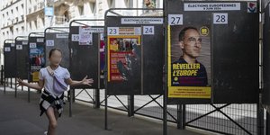 Αφίσες για τις ευρωεκλογές 2024 στη Γαλλία