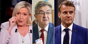 Λεπέν, Μελανσόν, Μακρόν