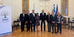 Συνάντησης εξαμελούς διακομματικής αντιπροσωπείας του αμερικανικού Κογκρέσου με τον ΥΠΕΞ, Γιώργο Γεραπετρίτη.