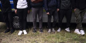Μετανάστες στα σύνορα της Γερμανίας