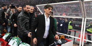 Ο πρόεδρος του μπασκετικού Παναθηναϊκού, Δημήτρης Γιαννακόπουλος, στο ΣΕΦ